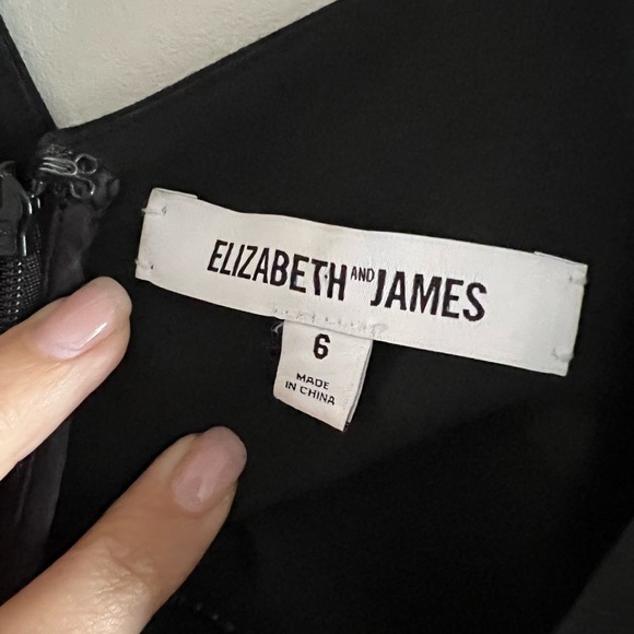 Elizabeth and James Black Dress - Picture 6 of 7